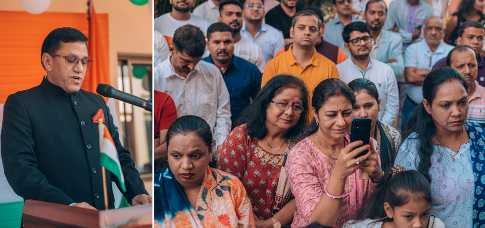 Glimpses of 76th Republic Day of India celebrations at Embassy of India, Burkina Faso